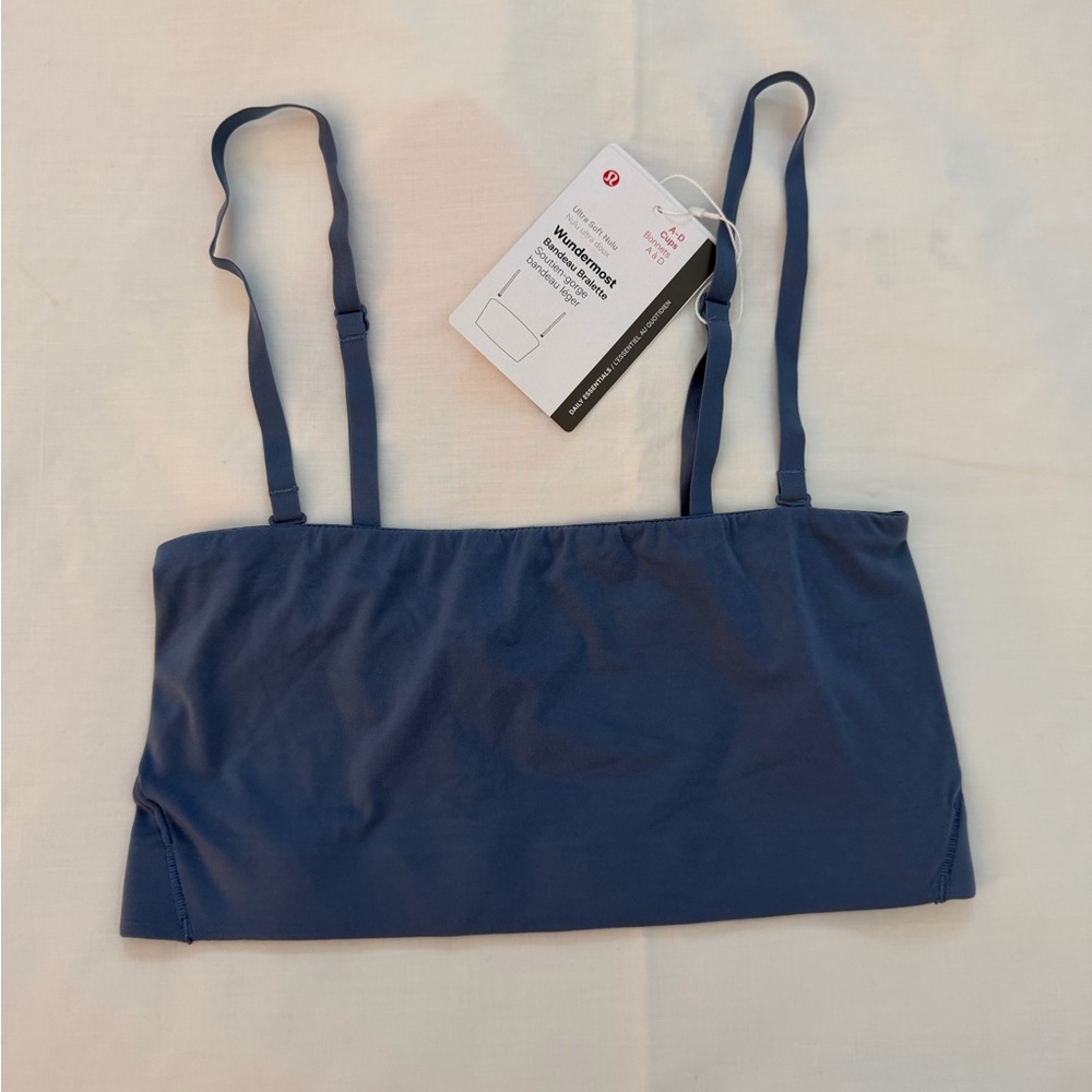 NEW LULULEMON Nulu Bandeau Bralette- Oasis Blue (Size 6)